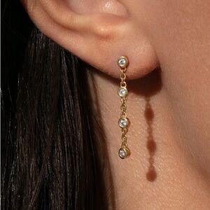 NEW Uncommon James Gold Make It Shine Dangle Earrings